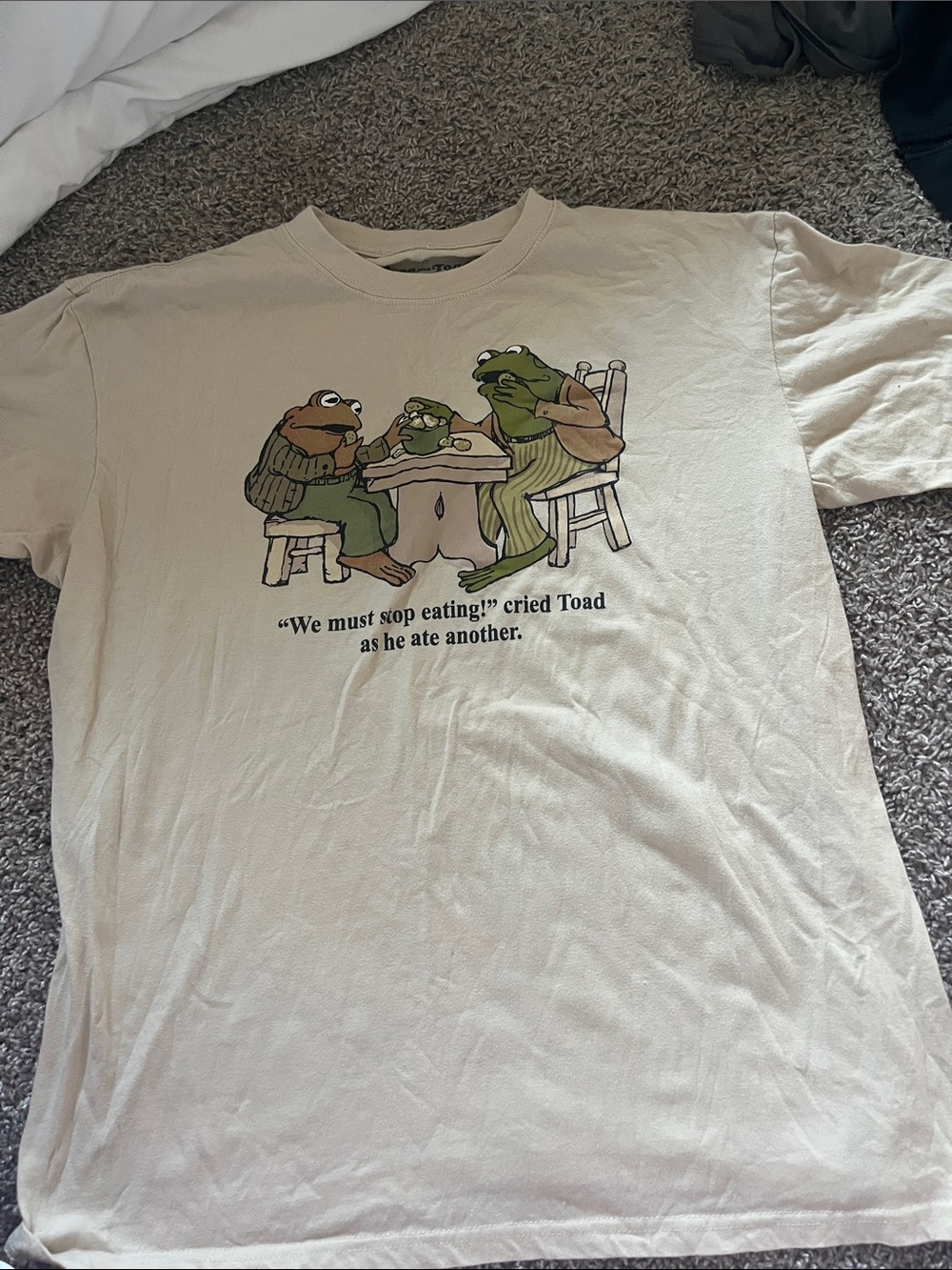 Graphic Toads Short Sleeve Tee - Cream